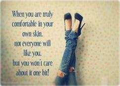 Confidence in your own skin